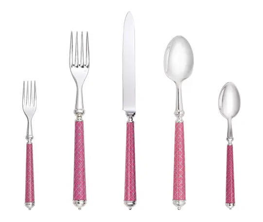 Alain Saint-Joanis Croisette Pink, silver plated