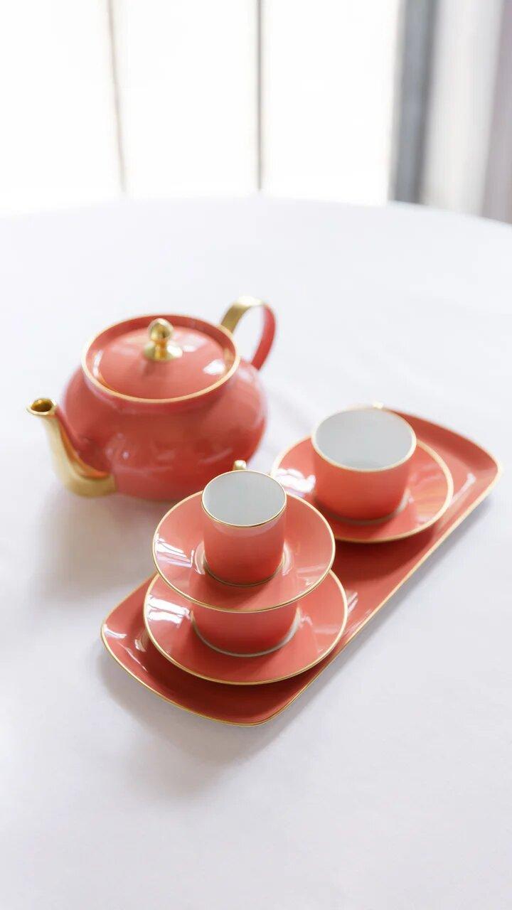 Tea set by Legle Porcelain