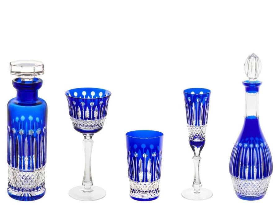 Cristallerie de Montbronn Zurich crystal glasses collection