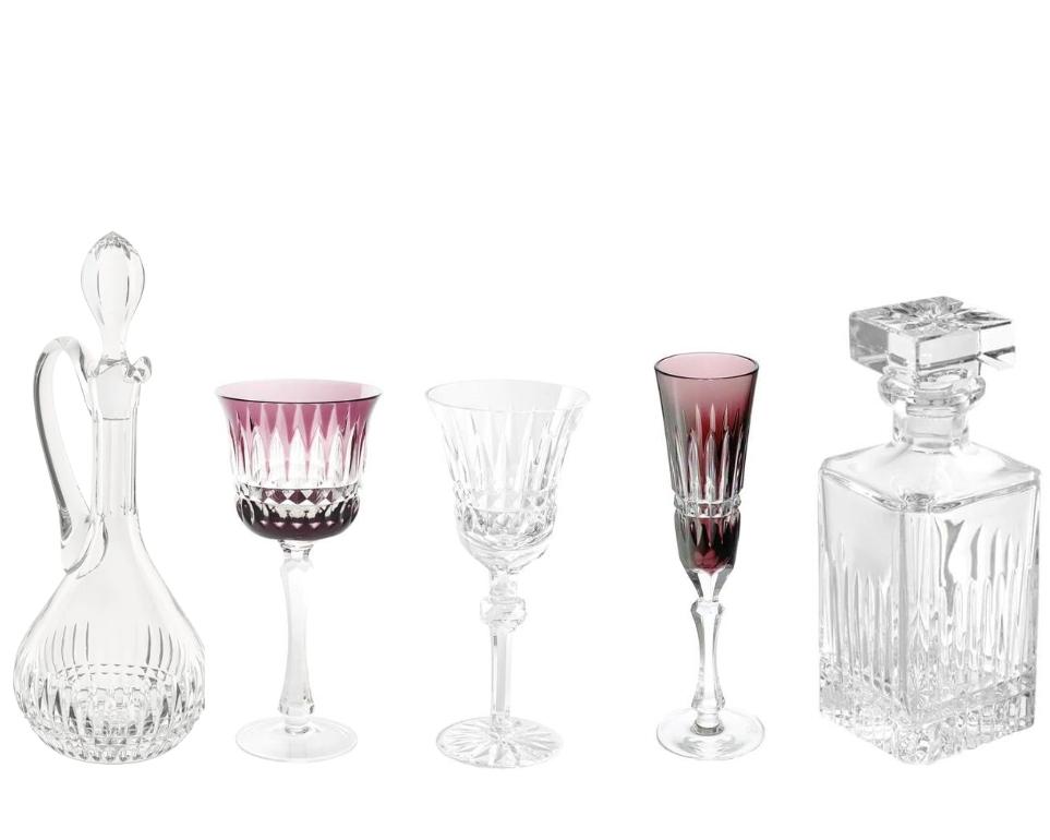 Cristallerie de Montbronn Mélodie crystal glasses collection