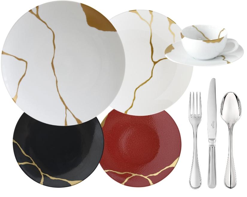 Bernardaud Kintsugi dinnerware collection