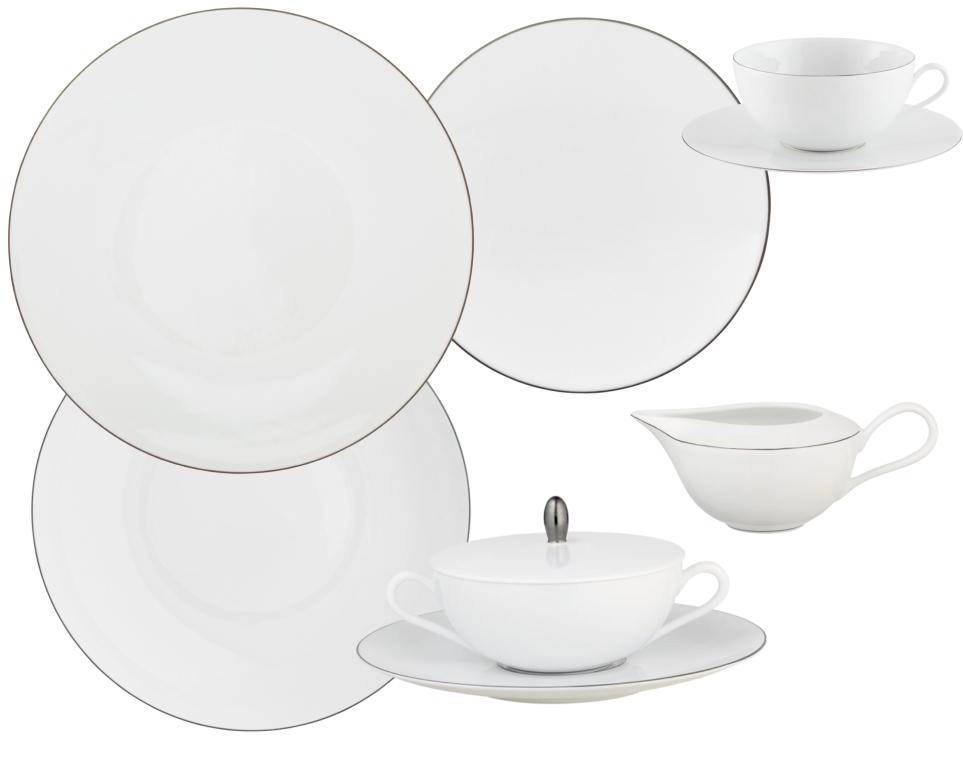 Raynaud Monceau Platinum dinnerware collection