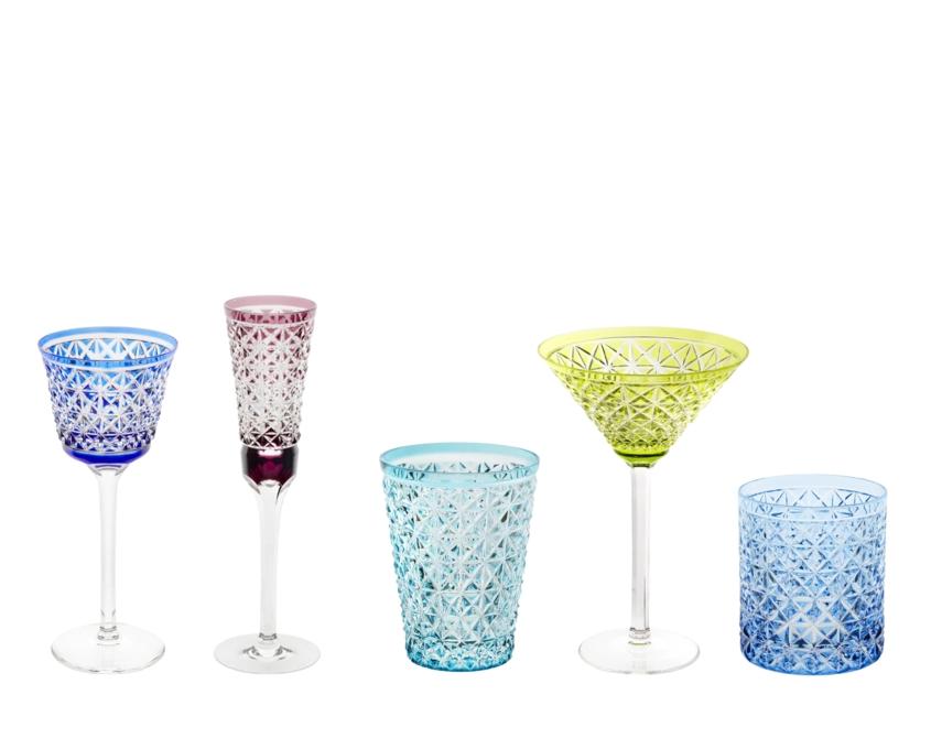 Cristallerie de Montbronn Saphir glassware collection