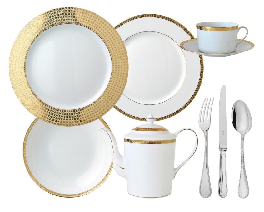 Bernardaud Athena Gold china collection