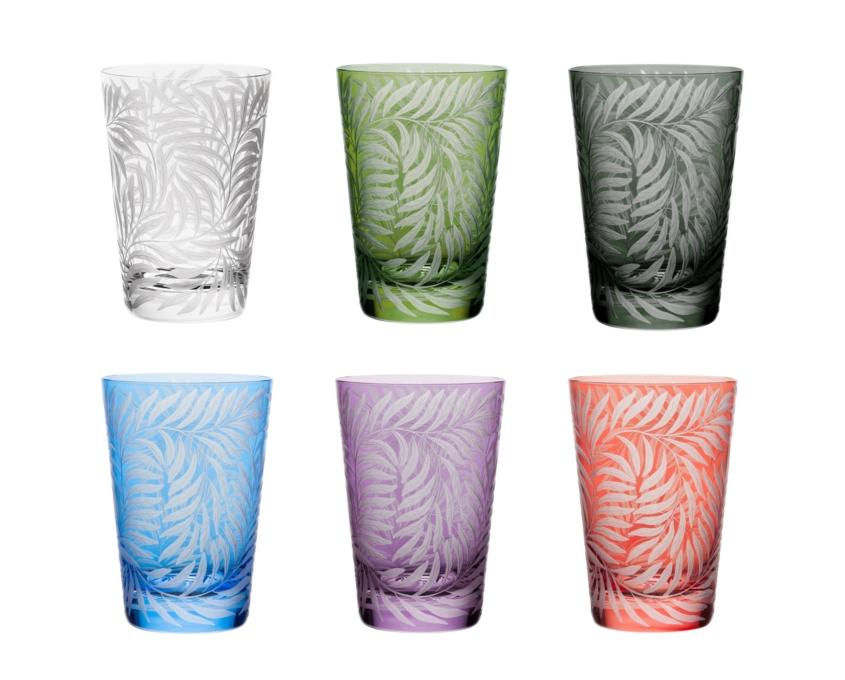 Willow crystal tumblers by Artel