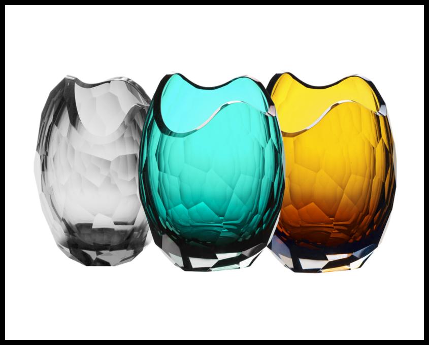 Glacier vases by Artel