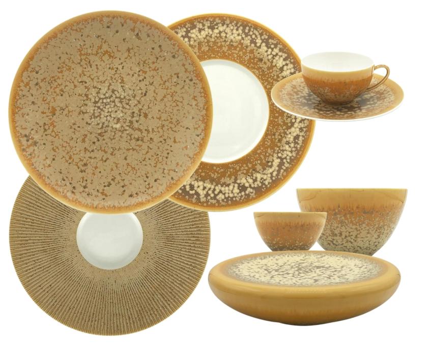 Song Ocre china collection by Juane de Chrome