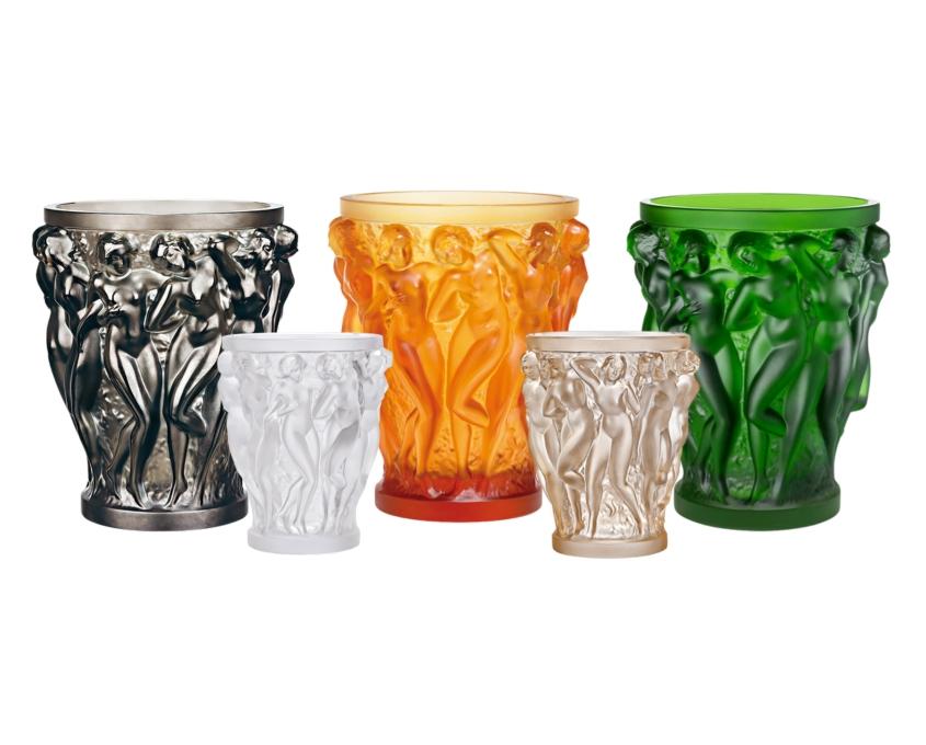 Bacchantes vases by Lalique