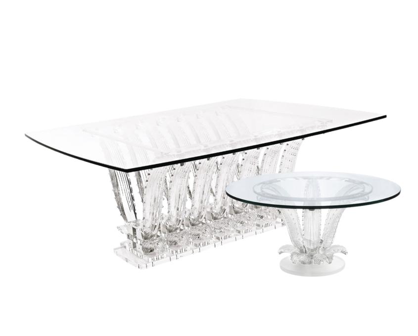 Cactus tables by Lalique