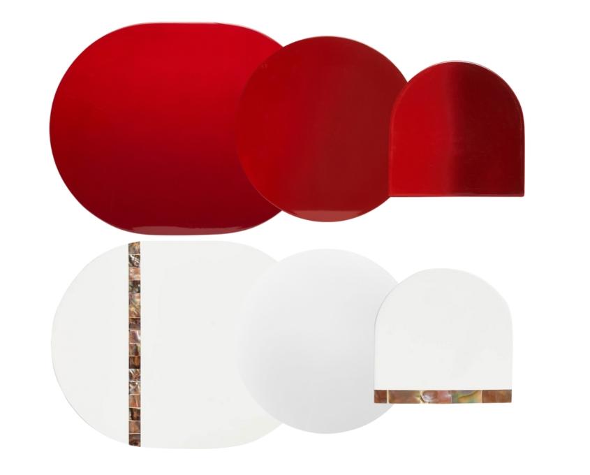 Lacquer placemats and coasters by Von Gern Home