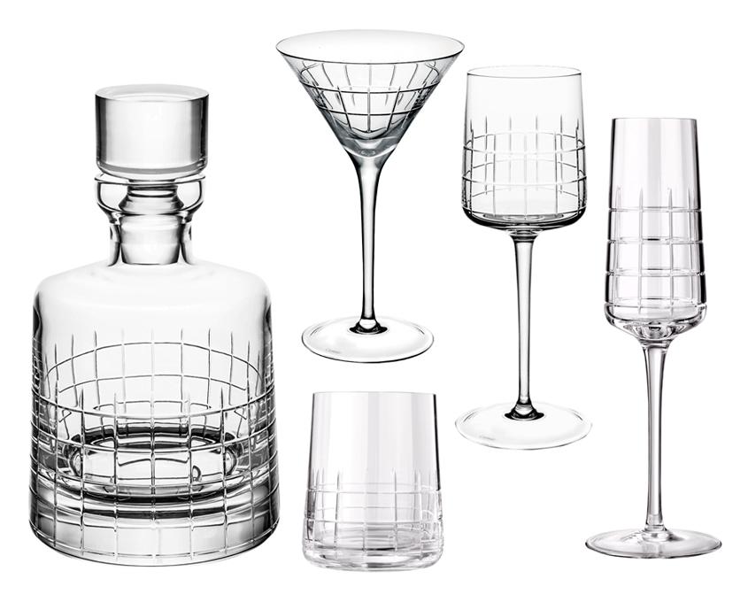 Graphik crystal collection by Christofle