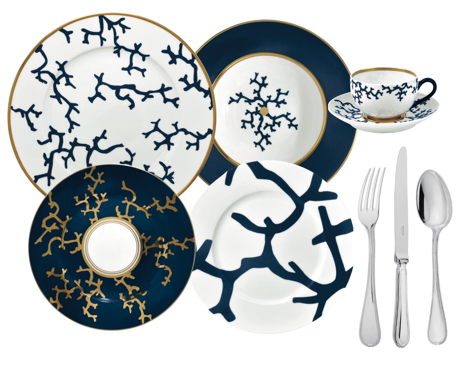 Raynaud Cristobal Marine dinnerware collection