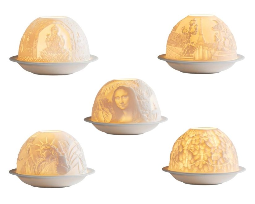 Bernardaud Lithophanie Votive Lights