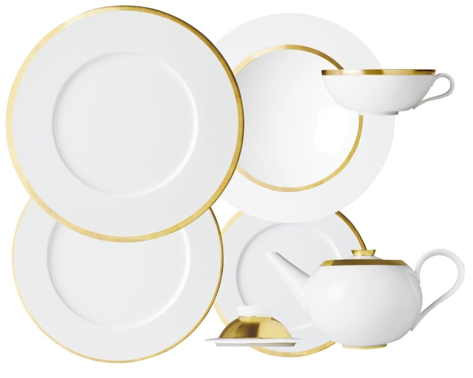 Sieger by Fürstenberg Treasure Gold dinnerware collection