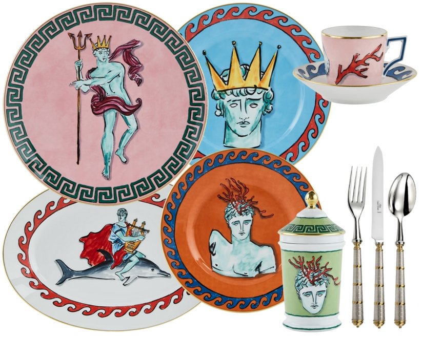 Ginori Il viaggio di Nettuno dinnerware collection