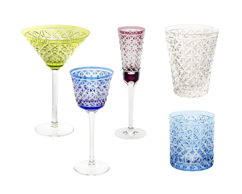 Cristallerie de Montbronn Saphir glassware collection