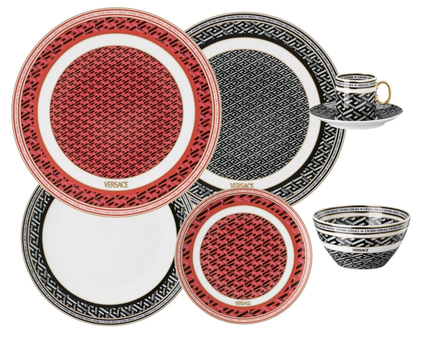 Versace La Greca dinnerware collection