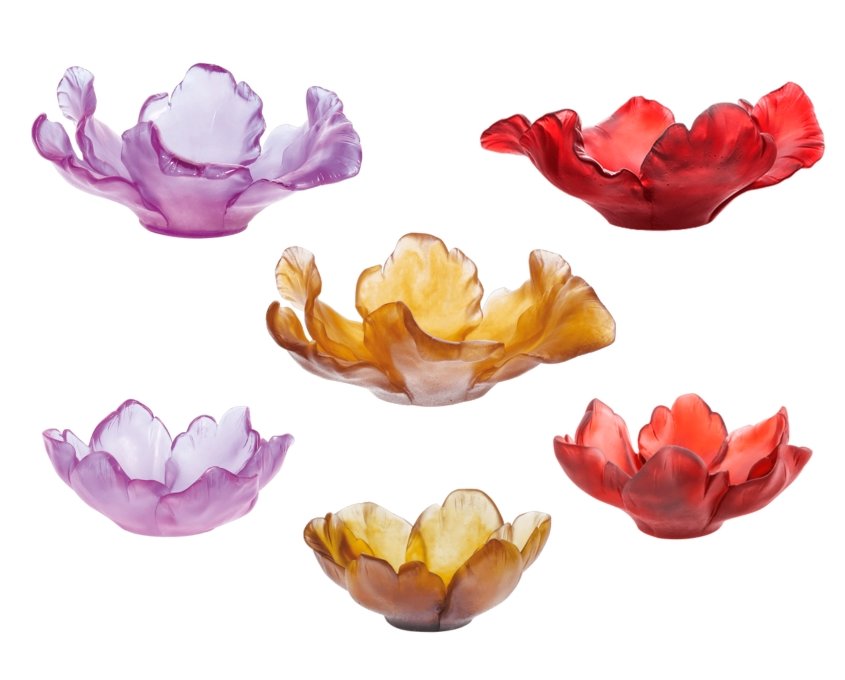 Tulipe bowls by Daum