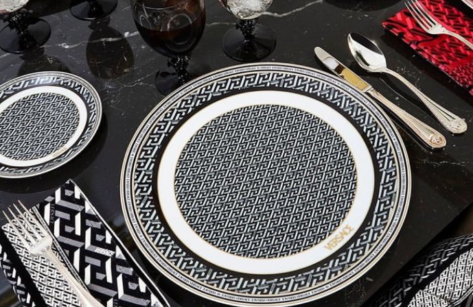 Versace La Greca dinnerware collection