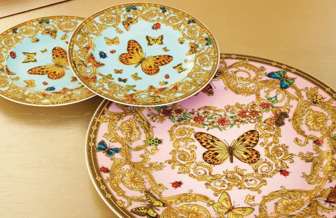 Rosenthal Versace Le Jardin dinnerware collection