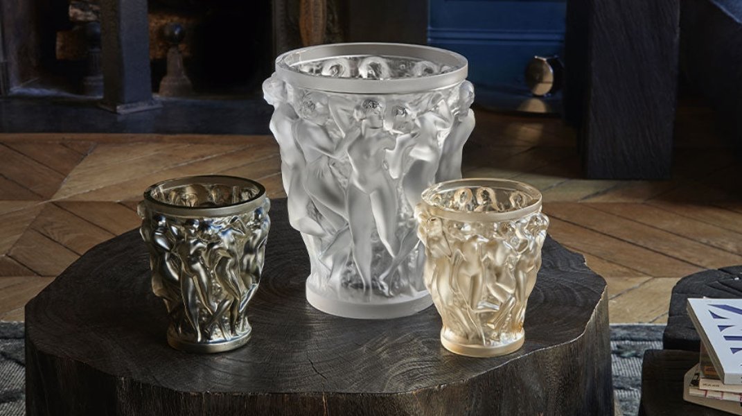 Bacchantes vases by Lalique