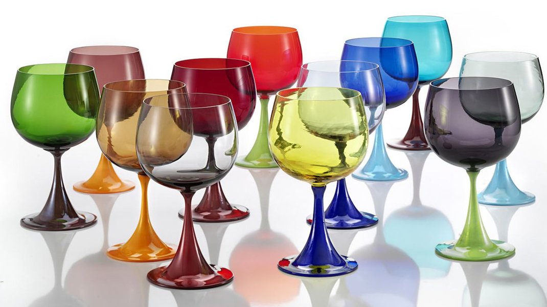 The Burlesque glasses collection by Nason Moretti