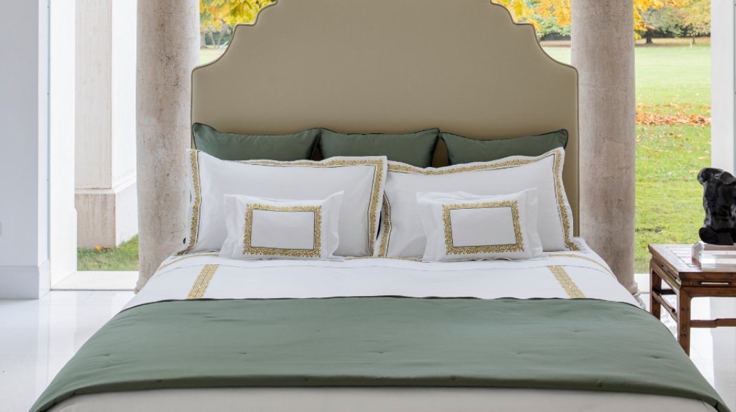 Jesurum Masai bed linen, Olive