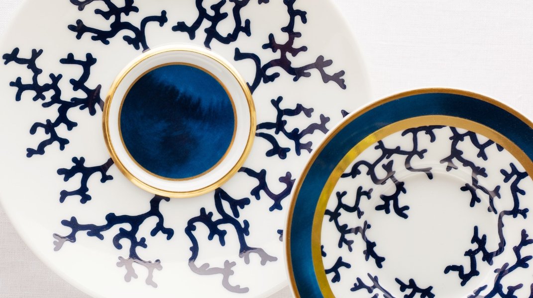 Raynaud Cristobal Marine dinnerware collection