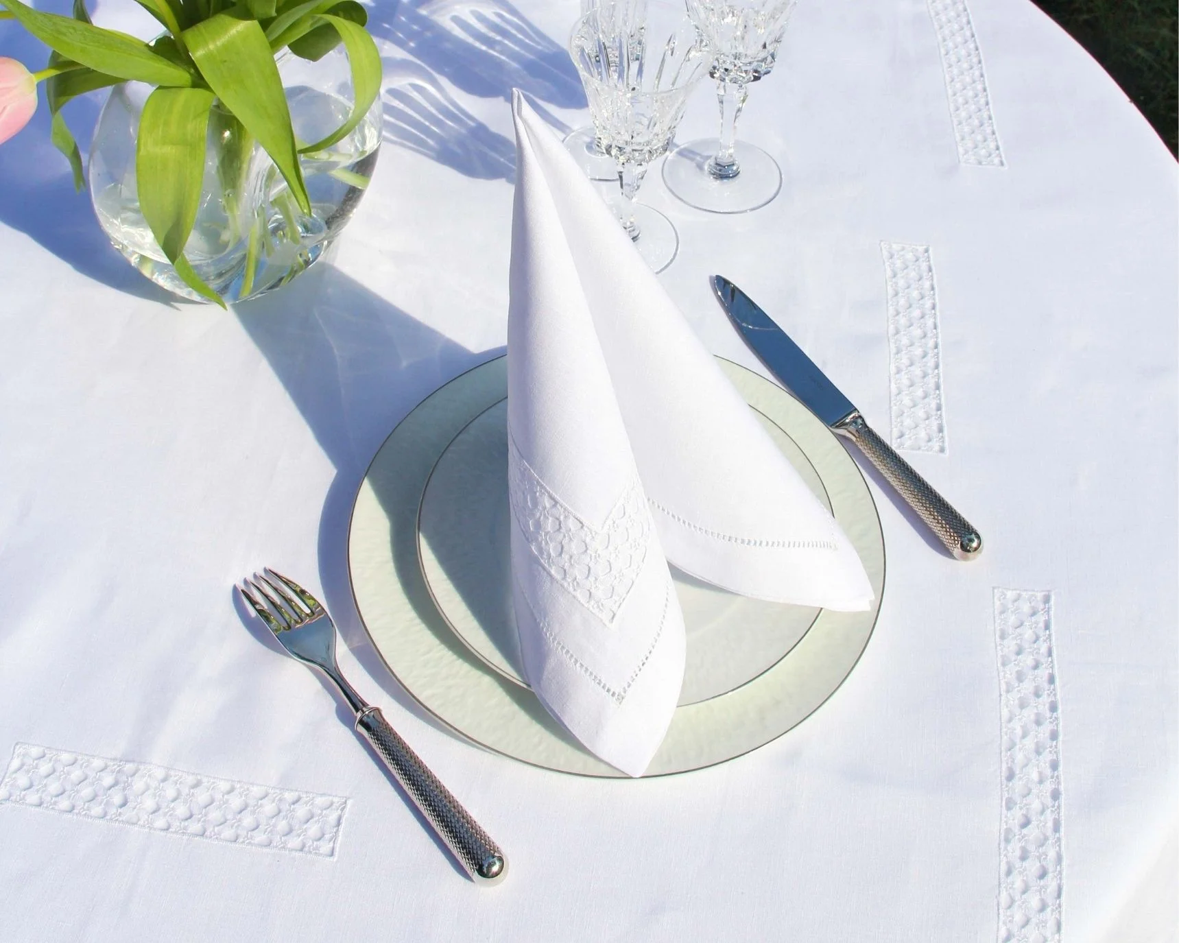Jours coco table linen