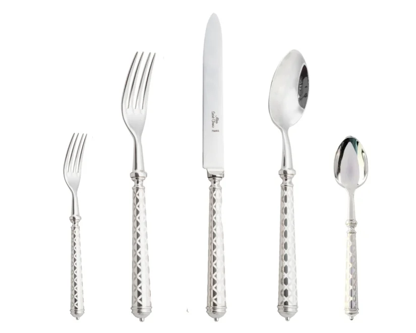 Losange, silver plated