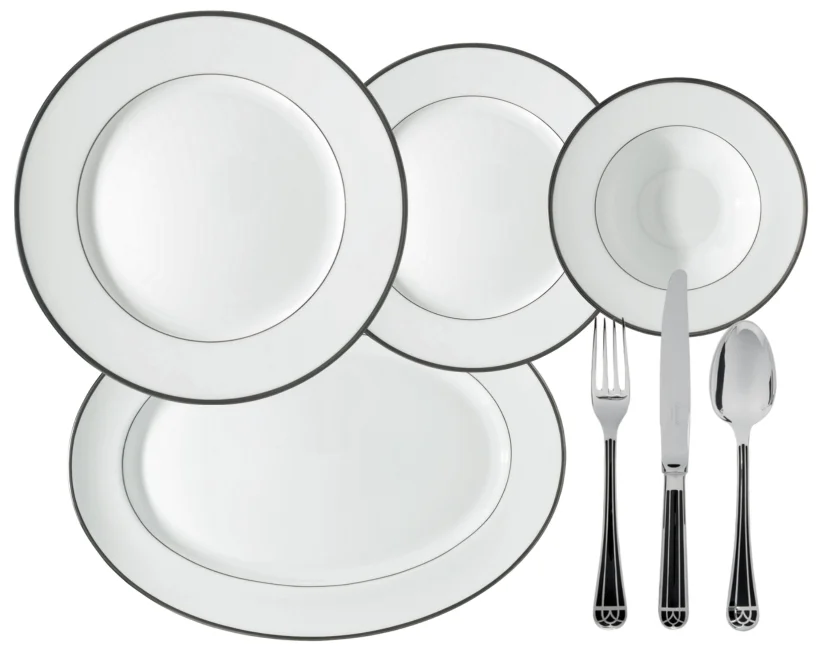 Fontainebleau platine (filet marli)