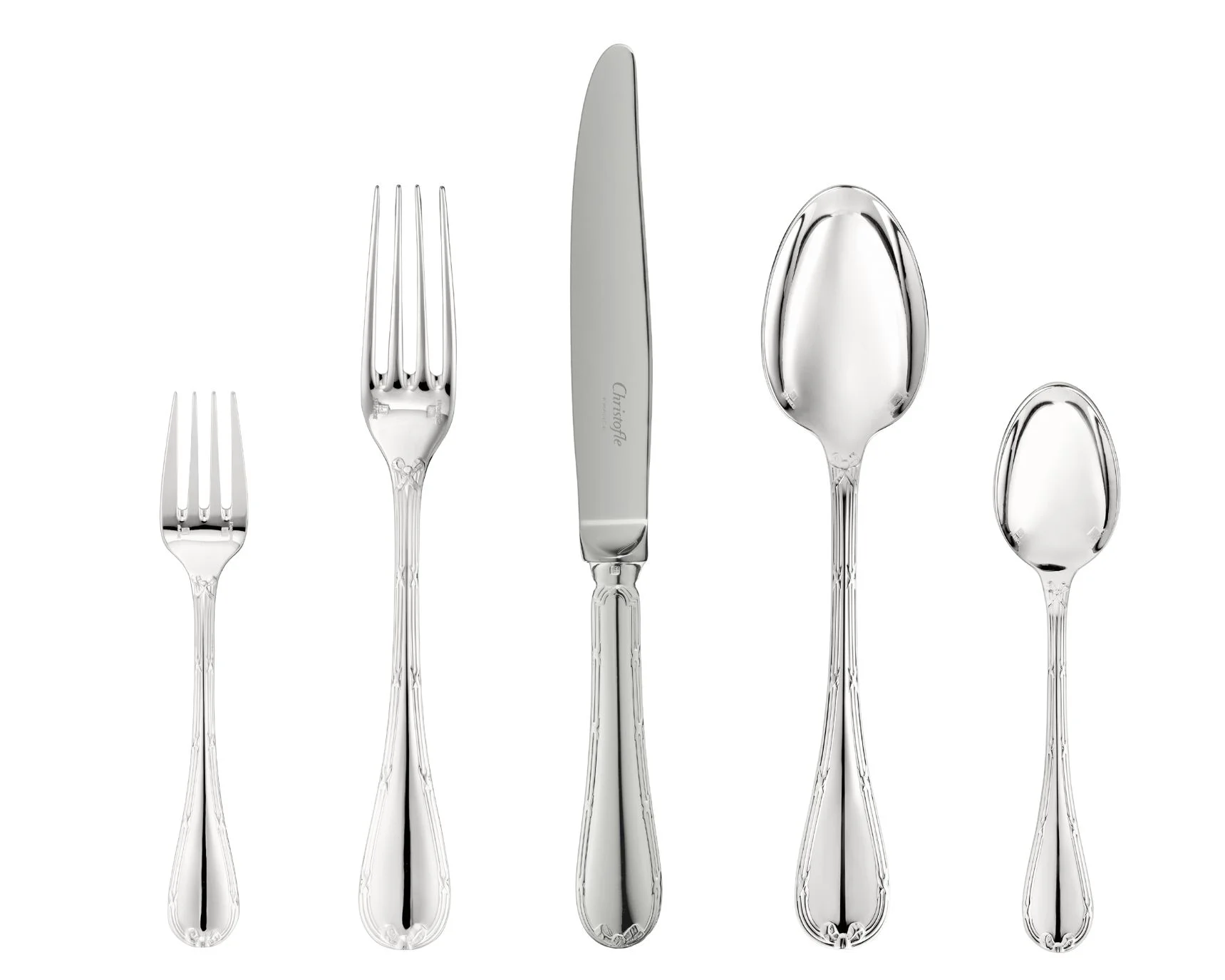 Rubans, silver plated