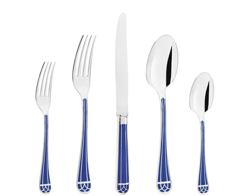 Talisman Blue cutlery, silver plated