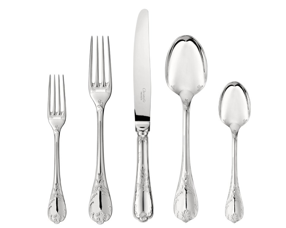 Christofle Marly collection, silver plated