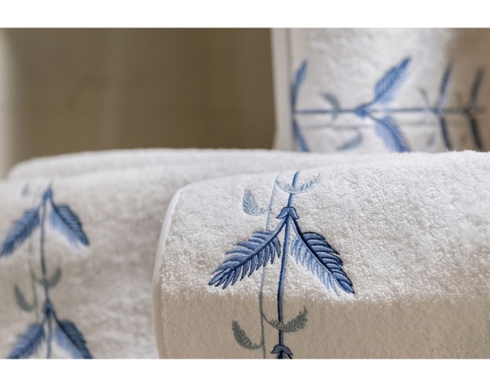 Jesurum Plumes towels blue