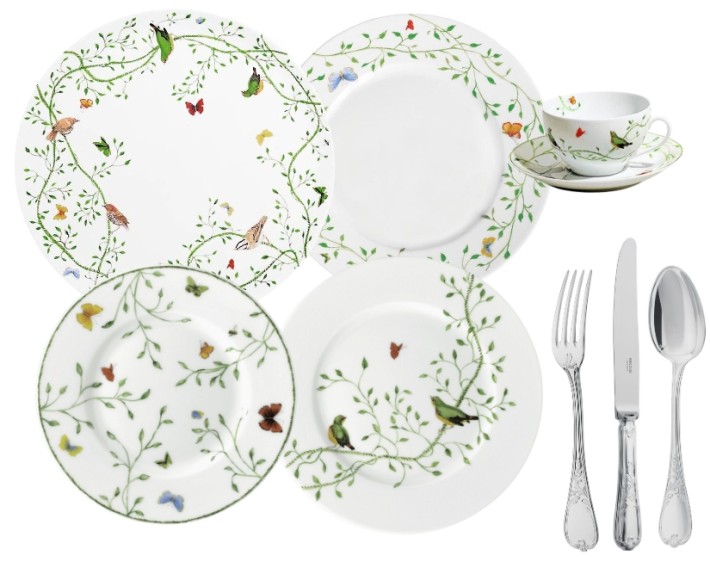 Histoire naturelle dinnerware collection by Raynaud 