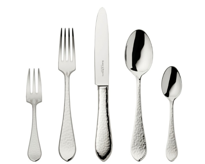 Robbe & Berking Martelé cutlery silver plated