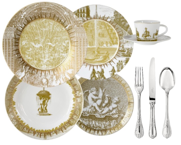 Bernardaud Versailles Enchanté dinnerware collection