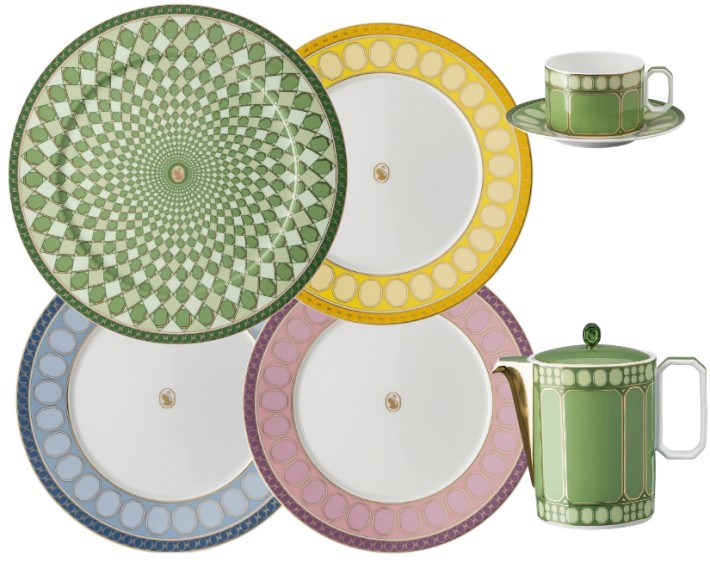 Rosenthal Swarovski Signum dinnerware collection