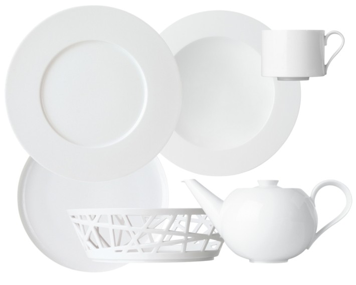 Sieger by Fürstenberg My China White dinnerware collection