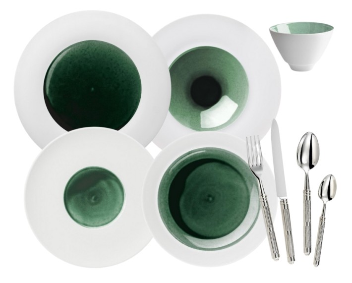 Hering Berlin Emerald dinnerware collection
