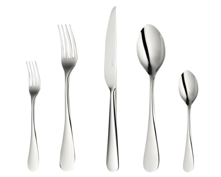 Christofle Origine cutlery, stainless steel