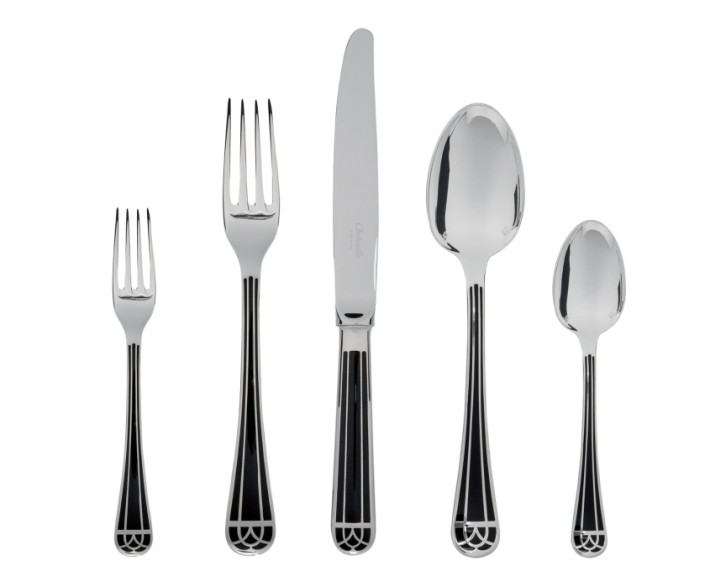 Christofle Talisman Black cutlery 