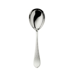 Robbe & Berking, Martelé cutlery, Silver plated, Compote/salad serving spoon, large