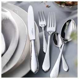 Robbe & Berking, Martelé cutlery, Silver plated, Dessert fork