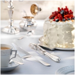 Robbe & Berking, Martelé cutlery, Silver plated, Compote/salad serving spoon, large