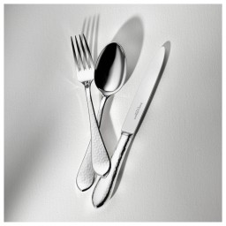 Robbe & Berking, Martelé cutlery, Silver plated, Dessert fork