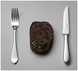 Robbe & Berking, Martelé cutlery, Silver plated, Steak knife