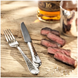 Robbe & Berking, Martelé cutlery, Silver plated, Steak knife