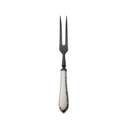 Robbe & Berking, Martelé cutlery, sterling silver, Carving fork frozen black